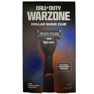 Dollar Shave Club x Call of Duty Warzone Razor Set 6-Blade 2 Cartridges New